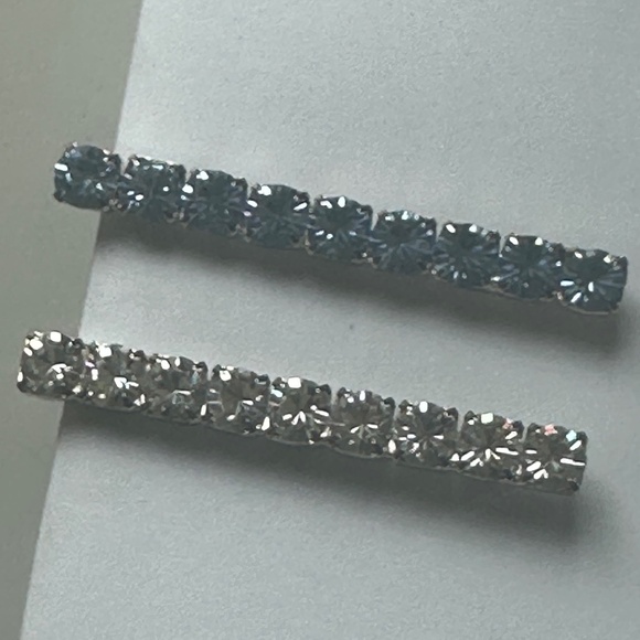 Danny Pollak Swarovski Crystal Clear Bobby Pin (#1) - approx. 2.5 inches - Picture 7 of 11